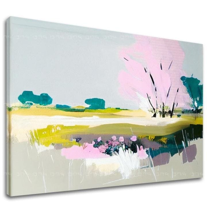 Paesaggio su tela Giornata astratta nella natura | dimensioni diverse