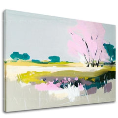 Paesaggio su tela Giornata astratta nella natura | dimensioni diverse