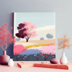 Paesaggio su tela Un mondo traboccante di colori | dimensioni diverse