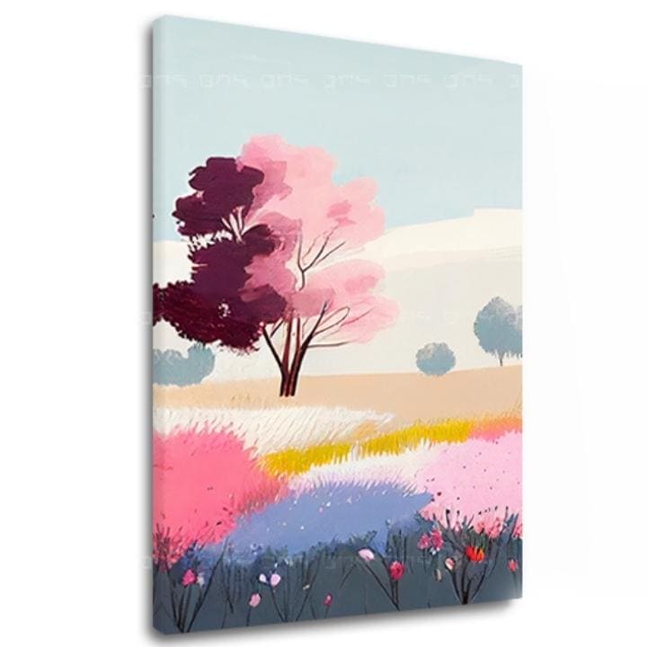 Paesaggio su tela Un mondo traboccante di colori | dimensioni diverse