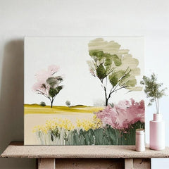 Paesaggio su tela Ascoltare il silenzio del paesaggio Sconto 30 % 50x50 cm