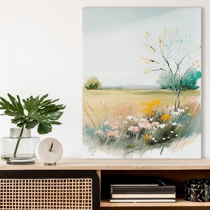 Paesaggio su tela Una vita straordinaria | dimensioni diverse