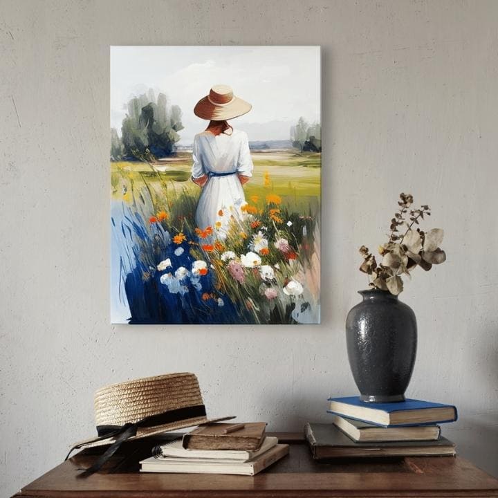 Paesaggio su tela Trovare il silenzio nella natura 70X100 cm