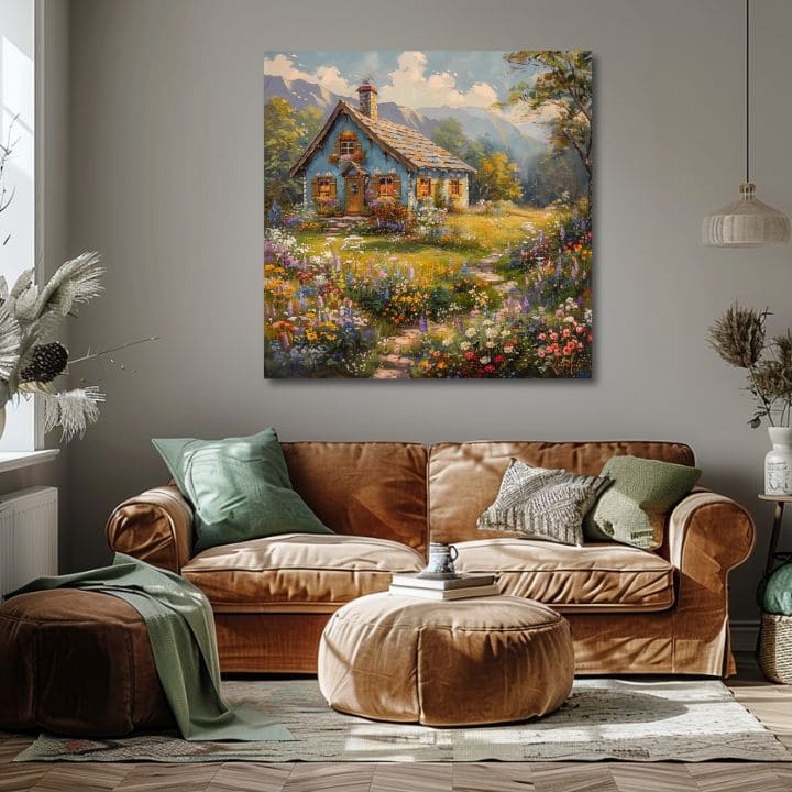 Paesaggio su tela Rifugio estivo