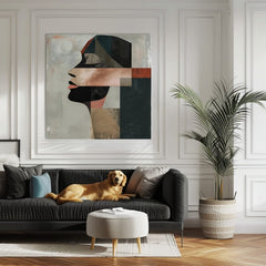 Immagine elegante di una donna che dorme