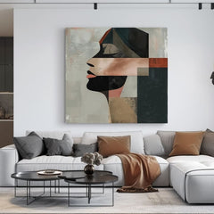 Immagine elegante di una donna che dorme