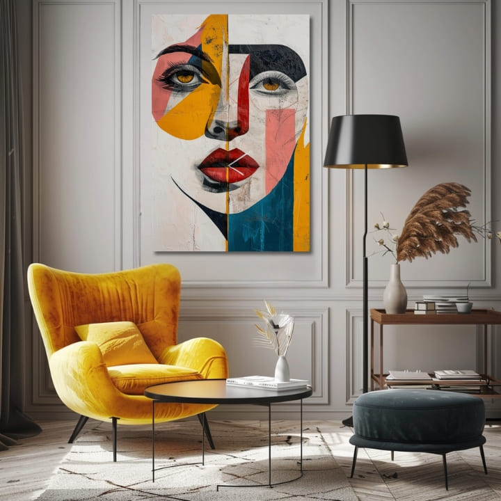 Immagine elegante di una donna che desidera baciare