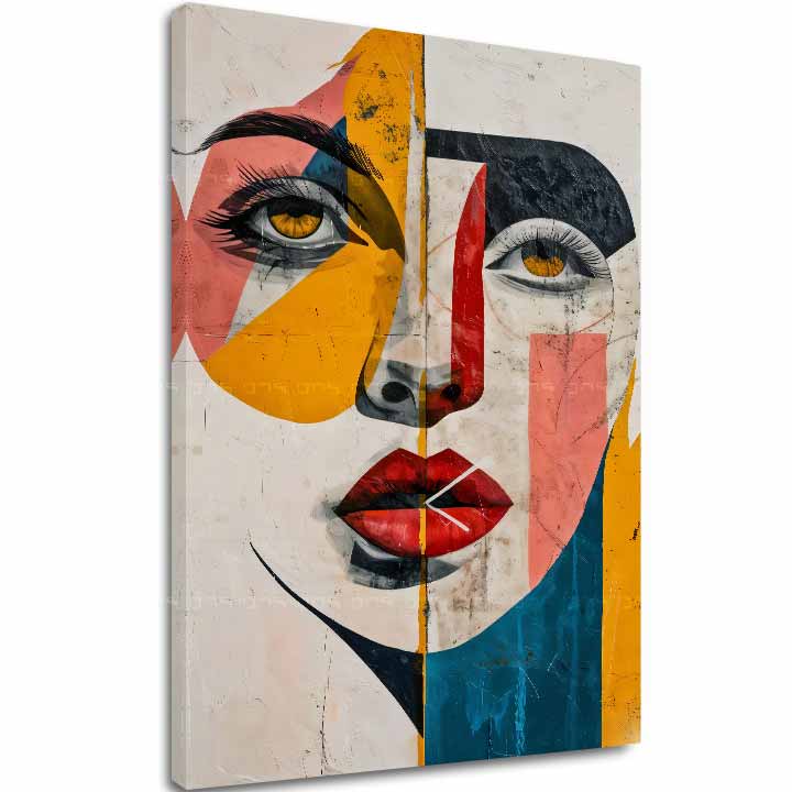 Immagine elegante di una donna che desidera baciare