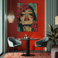 Immagine elegante di una donna Passione