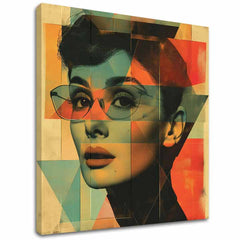 Dipinto su tela di Audrey Hepburn - Bellezza indimenticabile