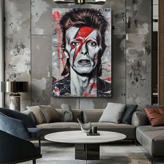 Il dipinto di David Bowie - Icona di musica e stile