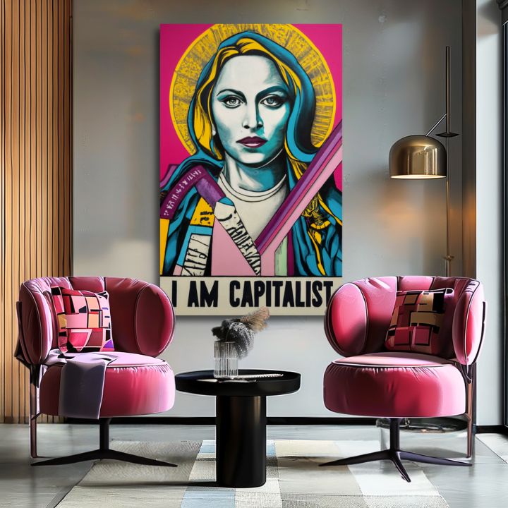 Dipinto su tela di Madonna - Pop Revolution