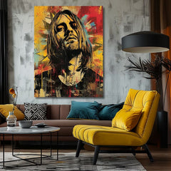 Kurt Cobain su tela - Rivoluzione musicale