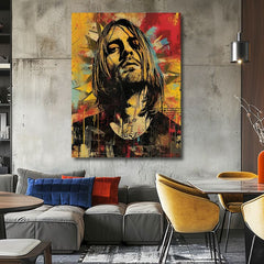 Kurt Cobain su tela - Rivoluzione musicale