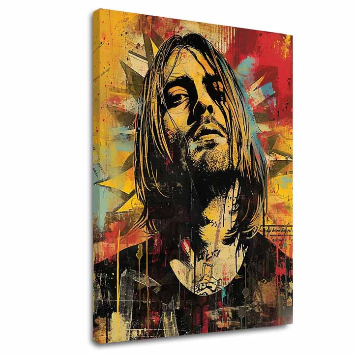 Kurt Cobain su tela - Rivoluzione musicale