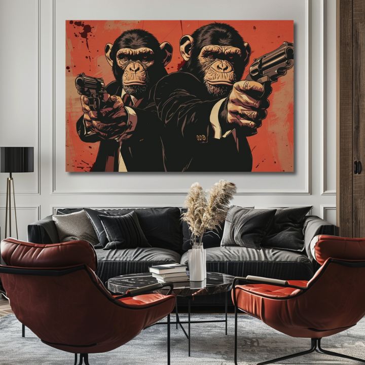 Monkey Gang - Immagine per un interno audace