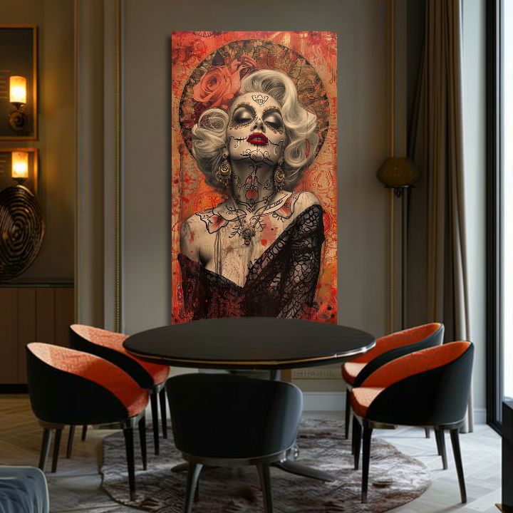 Marilyn Monroe dipinto su tela - Bellezza mistica