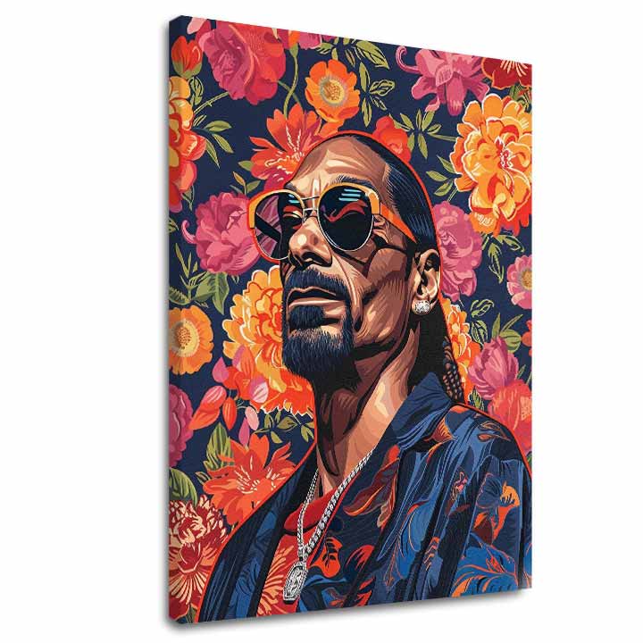 Dipinto di Snoop Dogg - Icona della scena rap