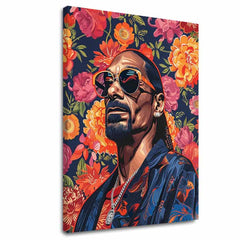 Dipinto di Snoop Dogg - Icona della scena rap