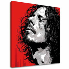 Dipinto su tela di Chris Cornell - Rock Passion
