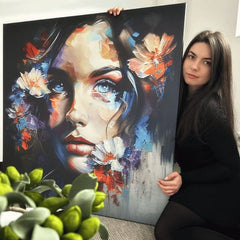 Decorazione su tela Cielo negli occhi Sconto 30% 50X50 cm