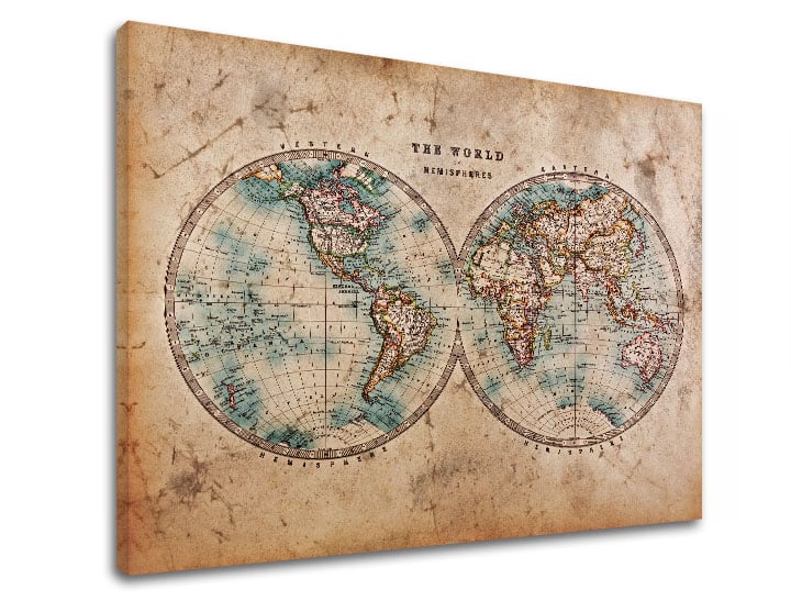 Arte murale MAPS_002 Sconto 40% 40X60 cm