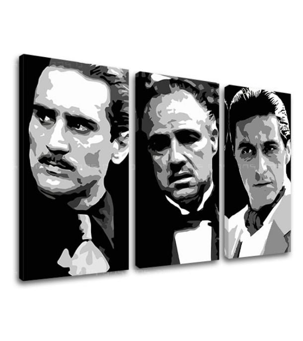I più grandi MAFIOSI su tela - Il Padrino Sconto 60 % 120x80 cm