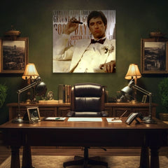 Scarface dipinto su tela Ogni giorno in superficie è un buon giorno | dimensioni diverse