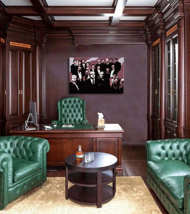 I più grandi mafiosi dello schermo THE MAFIA FAMILY Sconto 60% 150X100 cm