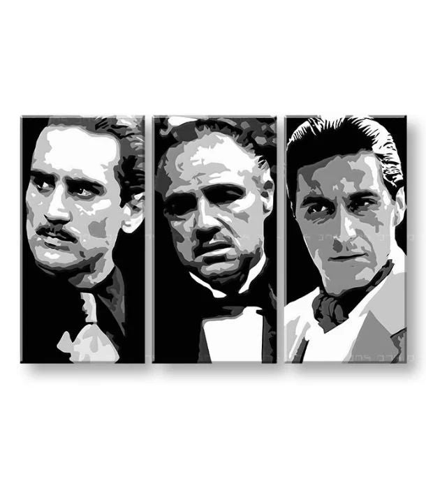 I più grandi MAFIANI su tela - THE GODFATHER Sconto 60% 150X100 CM