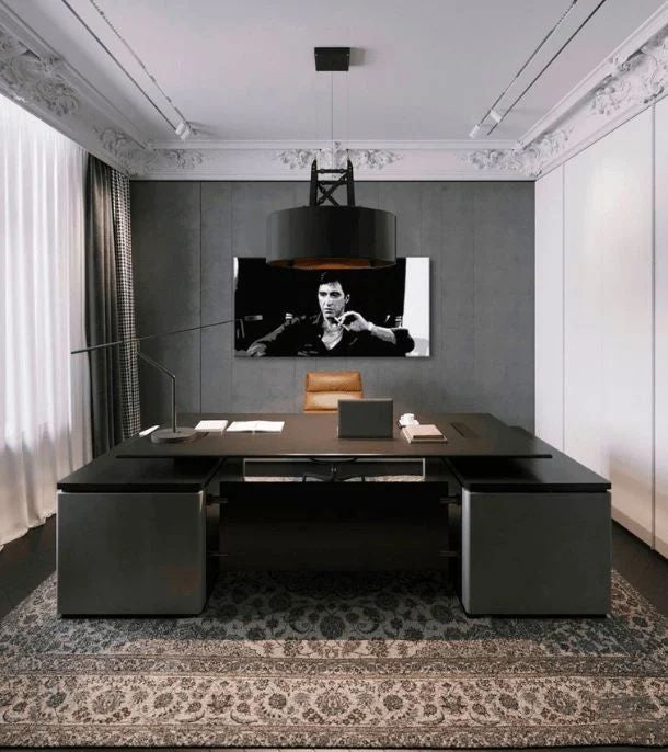 I più grandi mafiosi dello schermo SCARFACE - TONY MONTANA arrabbiato con un sigaro in mano Sconto 60% 120X60 cm