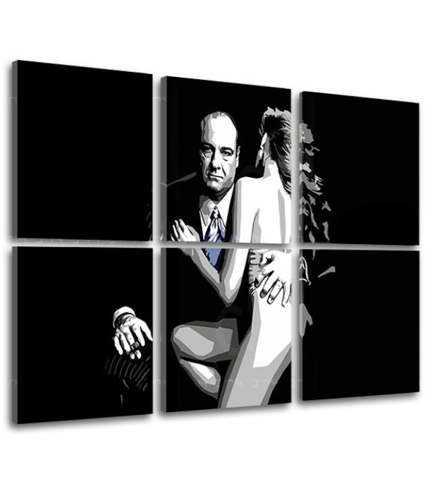 I più grandi mafiosi dello schermo SOPRANOS - TONY SOPRANO con una donna nuda - immagine 3