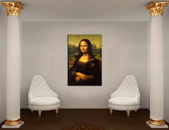 Immagine su tela MONA LISA – LEONARDO DA VINCI Sconto 60 % 100x60 cm