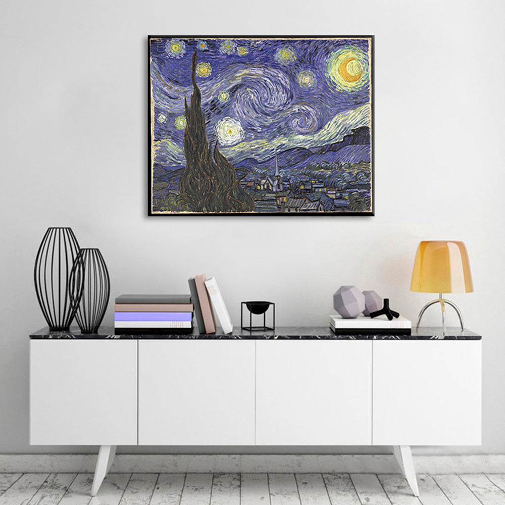 L'immagine su tela VINCENT VAN GOGH - Notte stellata 40x50 cm