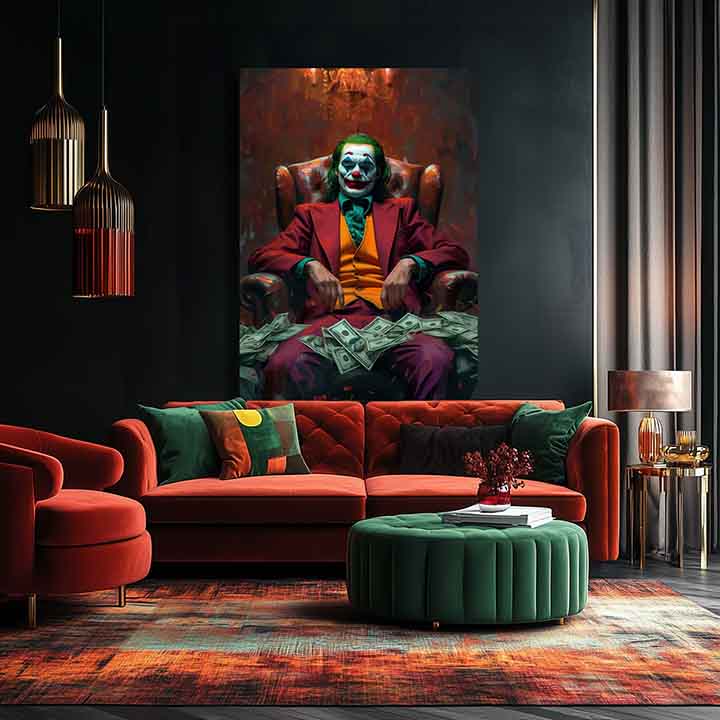 Joker: Lord of Chaos Painting | Tela italiana