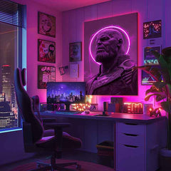 Thanos: Lord of Fate Painting | Tela italiana