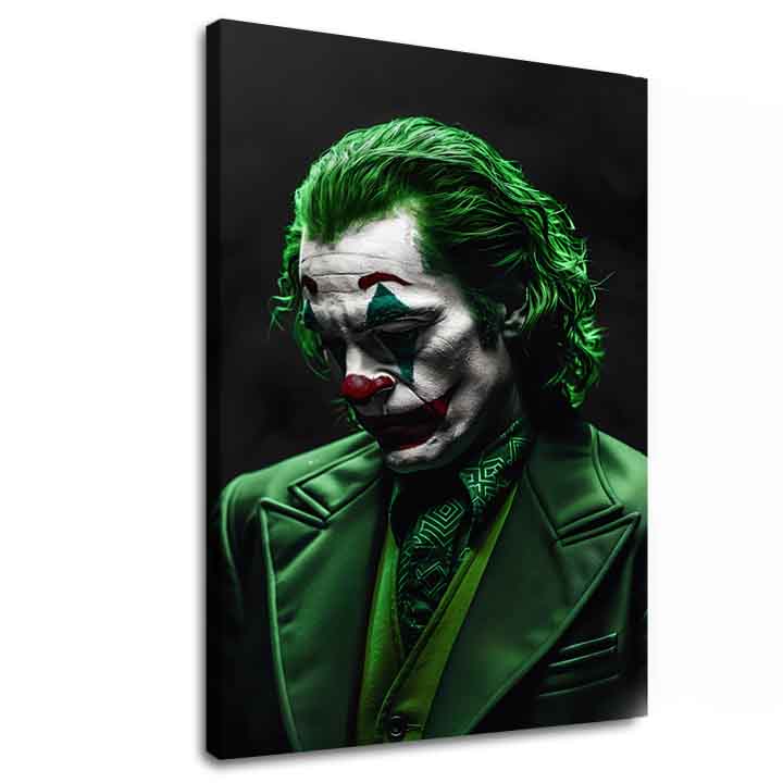 Joker: La nascita della follia, dipinto su tela italiana