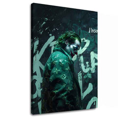 Dipinto Joker: stile Vuitton | Tela italiana