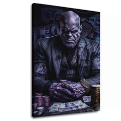 Thanos: il Signore dell'Infinito dipinto | Tela italiana