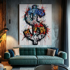 Immagine DOLLAR GRAFFITI | Tela italiana | dimensioni diverse