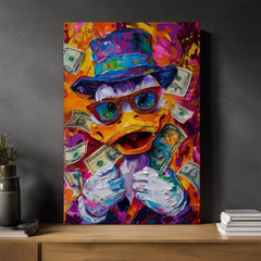 Immagine MONEY DUCK | Tela italiana