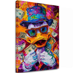 Immagine MONEY DUCK | Tela italiana