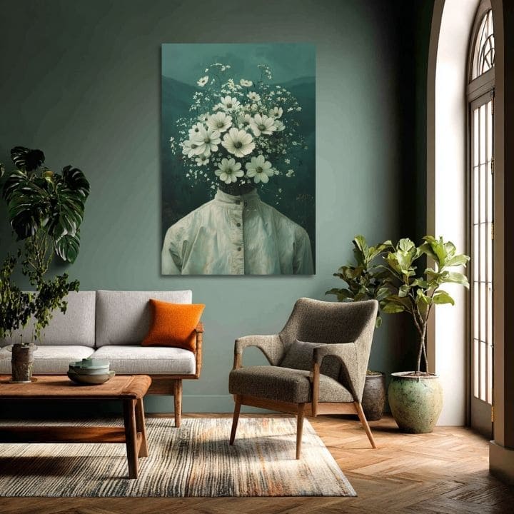 Immagine FLOWER HEAD | Tela italiana