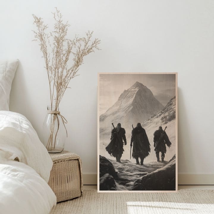 L'immagine su legno - Guerrieri nordici