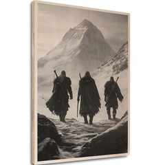 L'immagine su legno - Guerrieri nordici