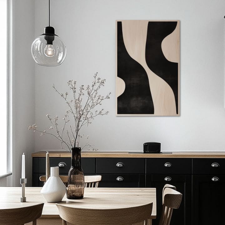 L'immagine su legno - Armonia nordica