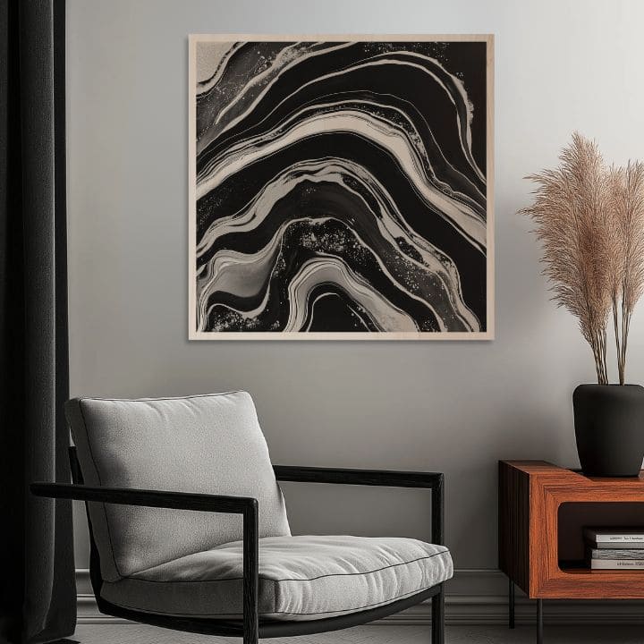 L'immagine su legno - Rune delle correnti marine