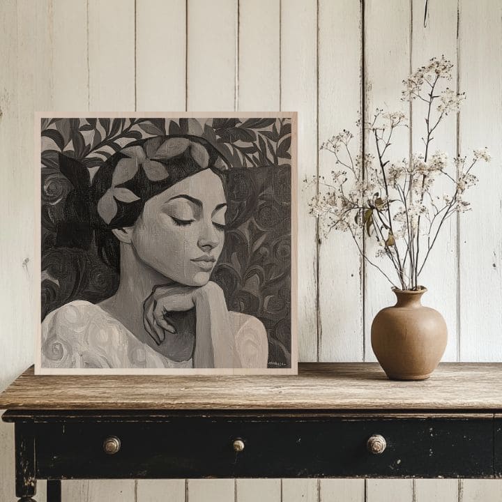 Immagine su legno - Dea del Nord