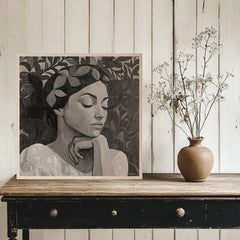 Immagine su legno - Dea del Nord