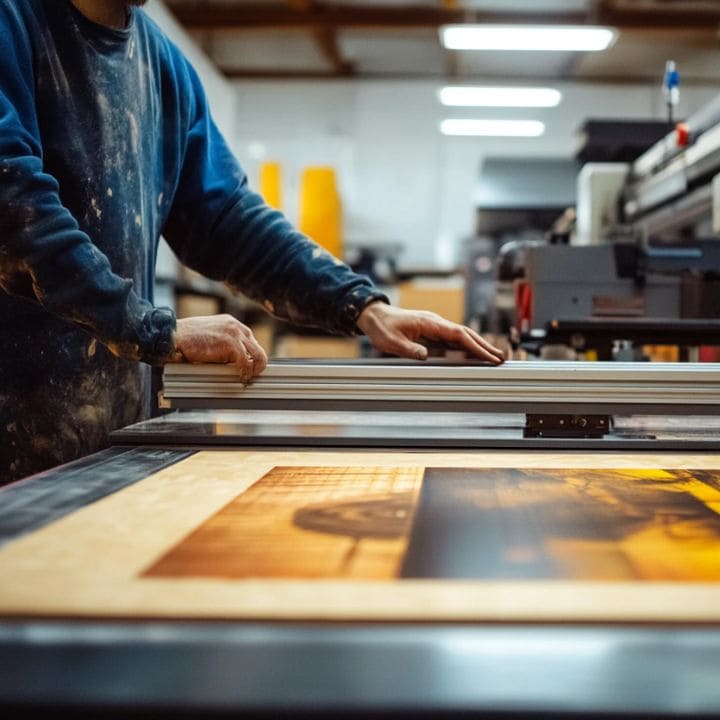 Pittura su legno Aslan - Re delle Foreste del Nord